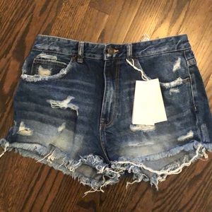 High Waisted Jean shorts